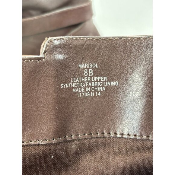 Lauren Ralph Lauren Marisol Brown Leather Ankle Zip Boots Women's Sz 8B - Picture 14 of 14